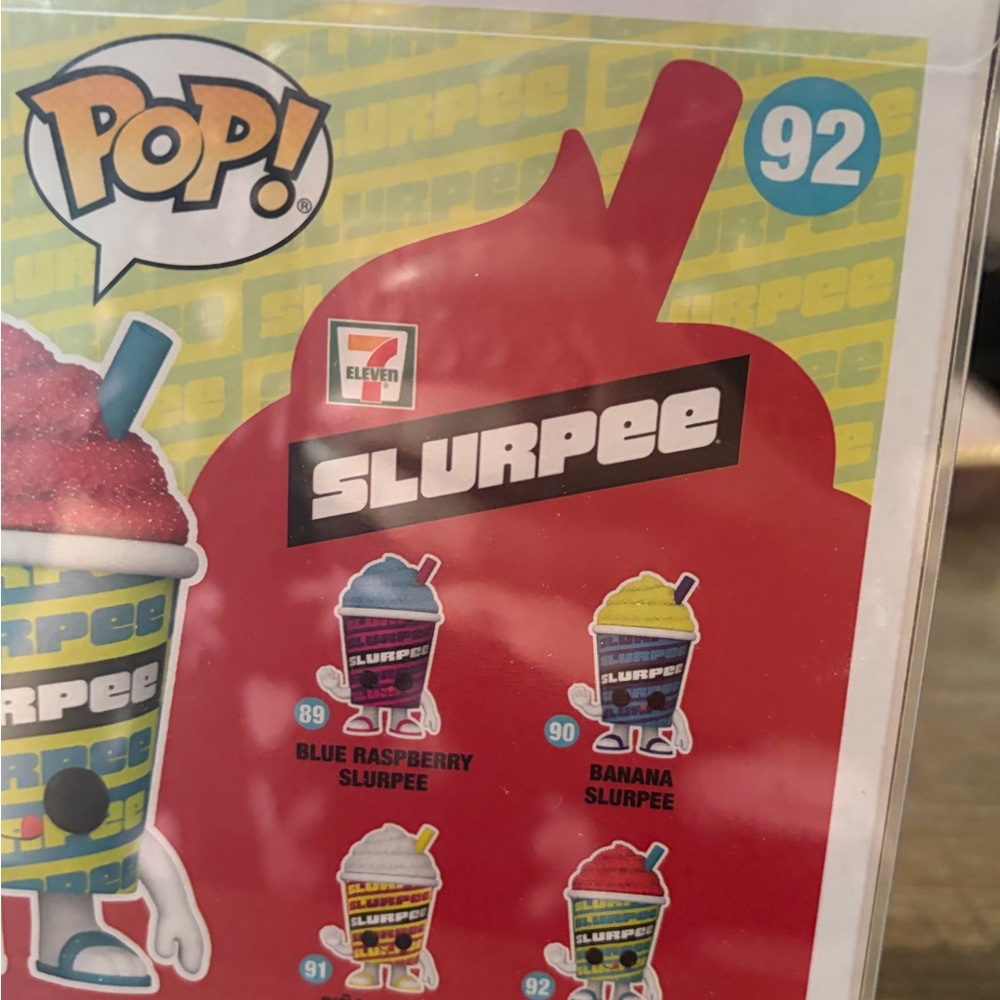 Funko Cherry Slurpee Glitter Figure - Red, Blue, Yellow - Picture 4 of 6
